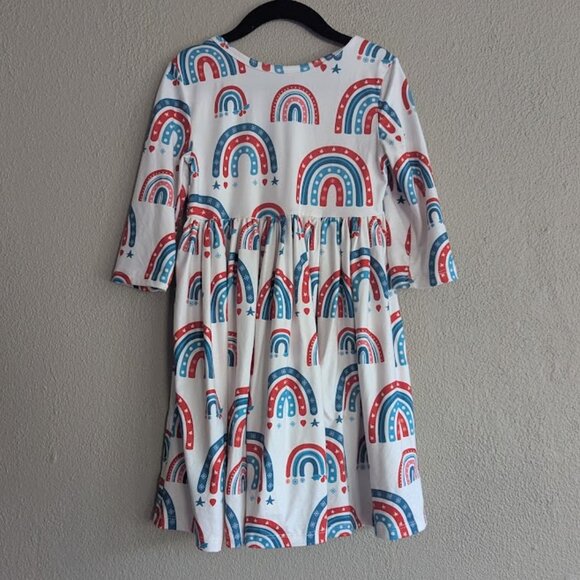 Mila & Rose Holiday Rainbow Twirl Dress – Girls Size 5/6 - Picture 1 of 4